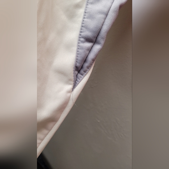 Mens vintage Large Adidas zipper sweater polyester long sleeve classic red white - Picture 8 of 9